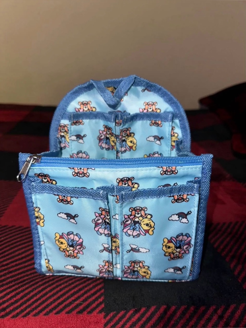 Disney Winnie the Pooh Group Portrait Allover Print Backpack Organizer